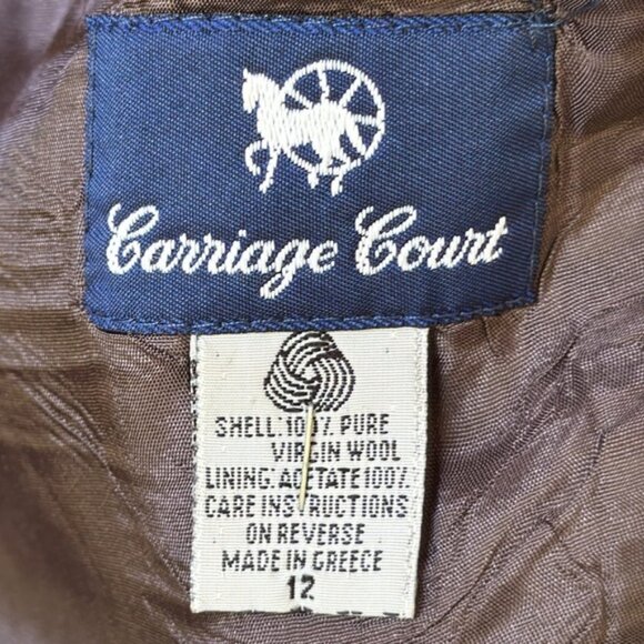 Vintage wool blazer Size 12 - Picture 4 of 6